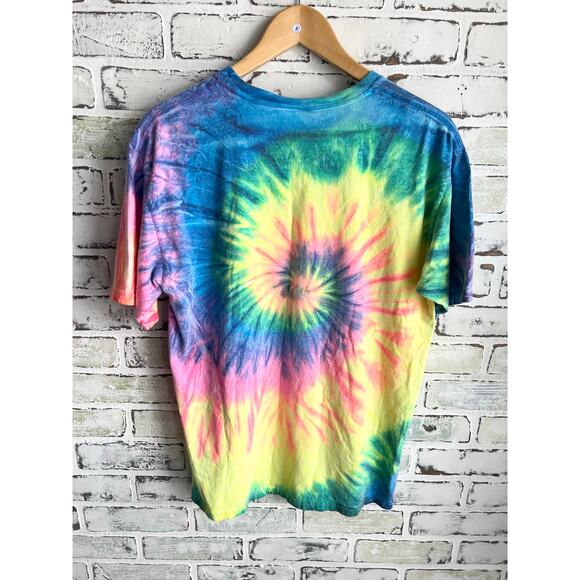 Vintage Elvis Tye Dye Shirt Size Medium 19x28 preowned - Picture 2 of 4